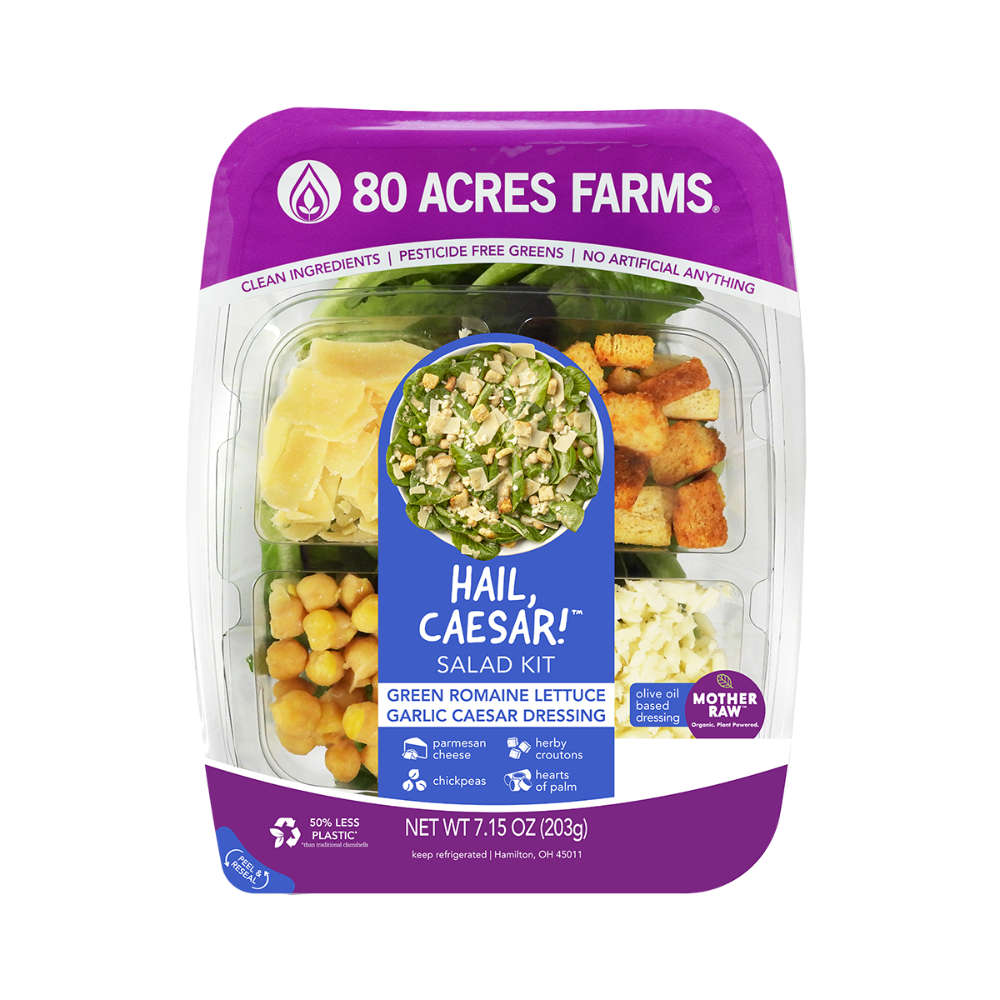 slide 1 of 1, 80 Acres Farms Hail Caesar! Salad Kit, 7.15 oz