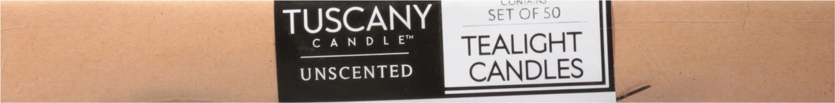 slide 4 of 9, Tuscany Candle Unscented Tealight Candles 50 ea, 50 ct