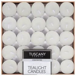 Tuscany Candle Unscented Tealight Candles 50 ea