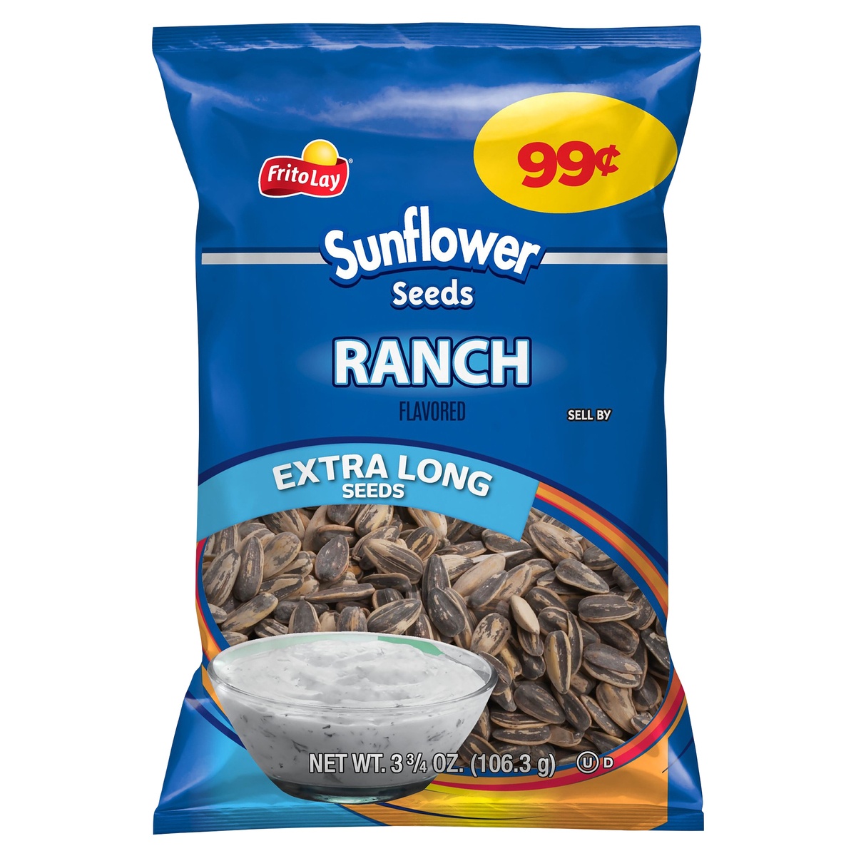 slide 6 of 6, Frito Lay Extra Long Sunflower Seeds Ranch Flavored 3 3/4 Oz, 3.75 oz