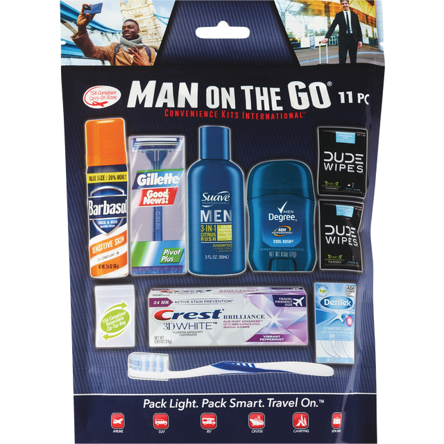slide 1 of 1, CONVENIENCE KITS Men's 11 Pc Hygiene Kit, 1 ct