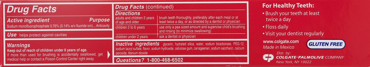 slide 6 of 6, Colgate Baking Soda & Peroxide Whitening Brisk Mint Toothpaste, 5 oz