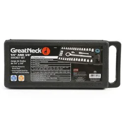 Great Neck Socket Set - 1/4 Drive and 3/8 Drive