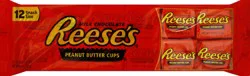 Reese's Milk Chocolate Peanut Butter Snack Size Cups, 12 Count - 0.55 oz