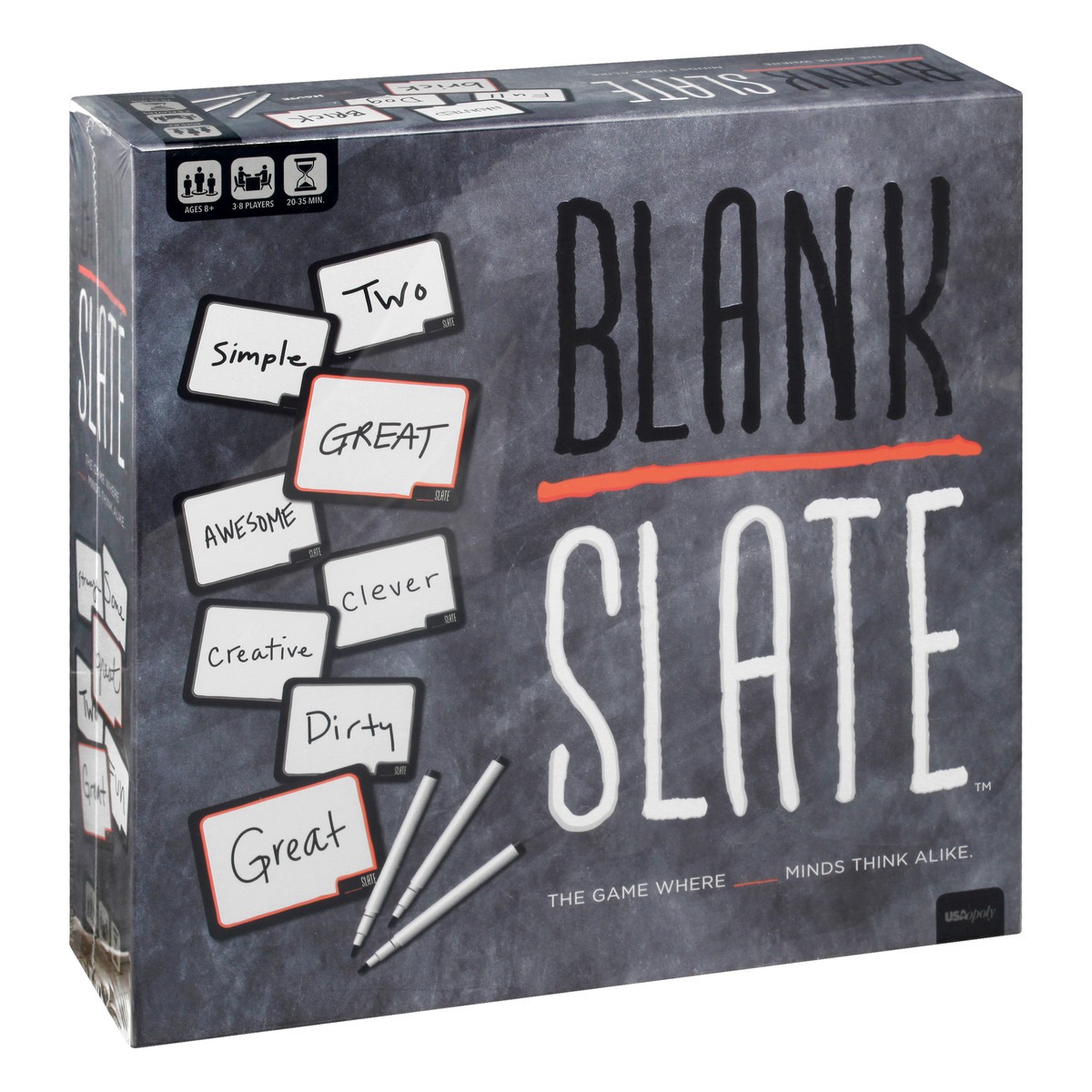slide 4 of 8, Blank Slate USAopoly Ages 8+ Years 3-8 Players Game 1 ea, 1 ct