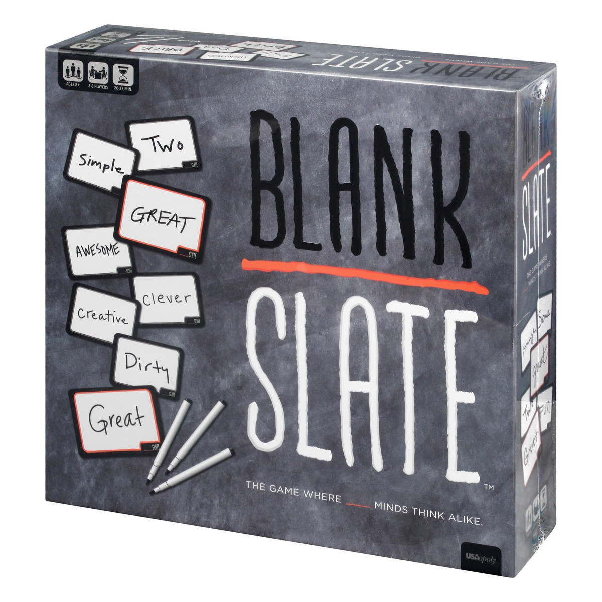 slide 3 of 8, Blank Slate USAopoly Ages 8+ Years 3-8 Players Game 1 ea, 1 ct