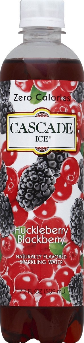 slide 4 of 4, Cascade Ice Huckleberry Blackberry Water, 17.2 fl oz