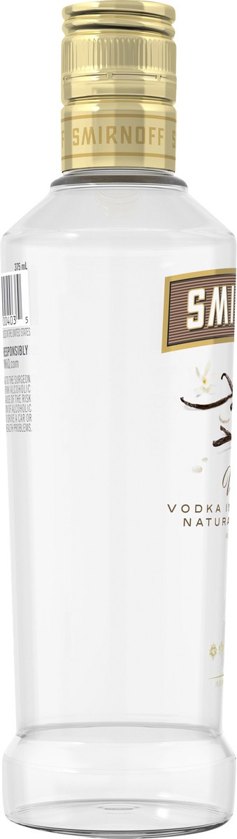 slide 2 of 3, Smirnoff Vanilla Vodka, 375 ml