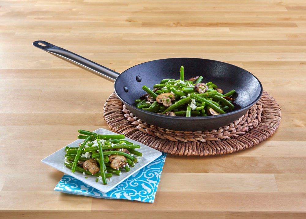 slide 3 of 3, Imusa Preasoned Light Cast Iron Saute Pan - Black, 9.5 in