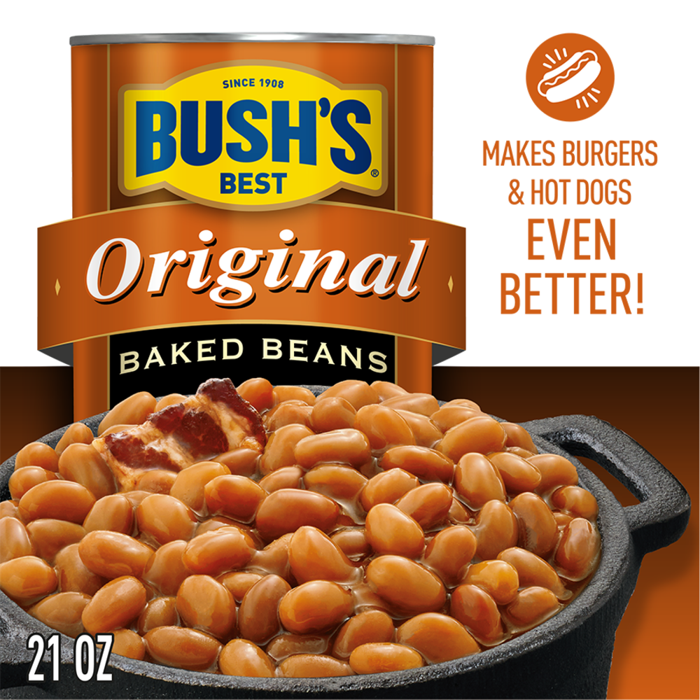 slide 5 of 5, Bush's Best Original Baked Beans 21 oz. Can, 21 oz