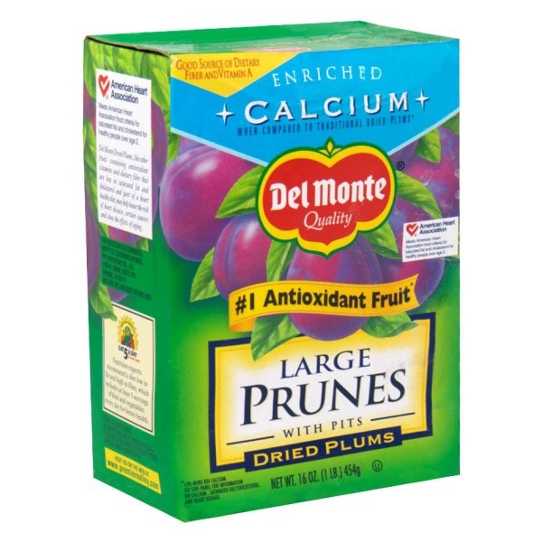 slide 1 of 1, Del Monte Prunes with Pits, Large, 1 oz