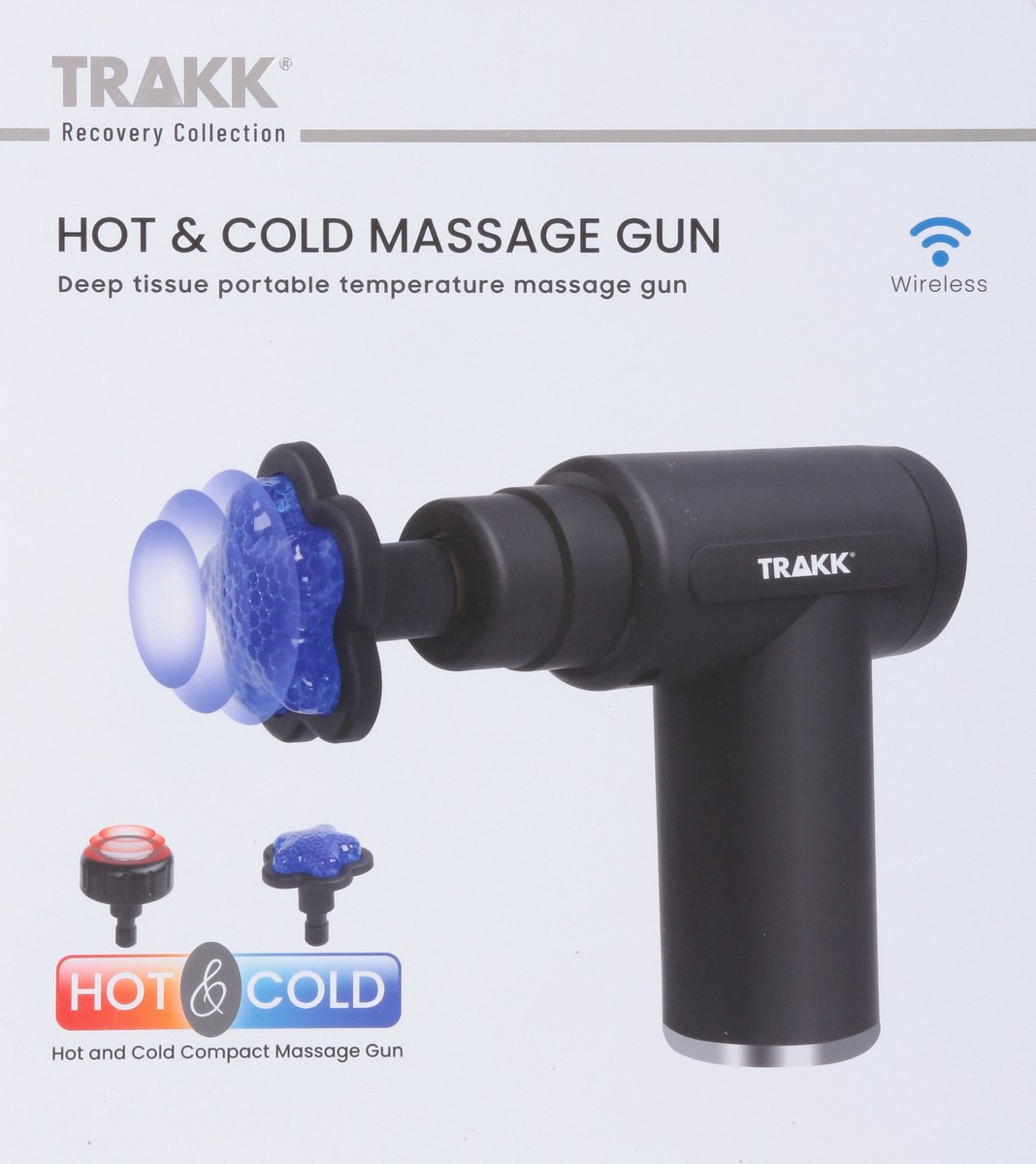 slide 6 of 9, Trakk Wireless Hot & Cold Massage Gun 1 ea, 1 ct