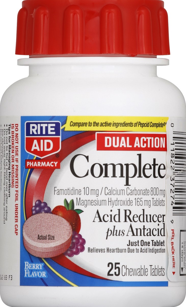 slide 2 of 3, Rite Aid Ra Acid Red+Ant Fam Br, 25 ct