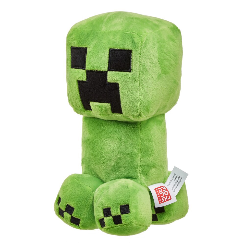 slide 4 of 5, Mattel Minecraft Creeper Basic Plush, 1 ct