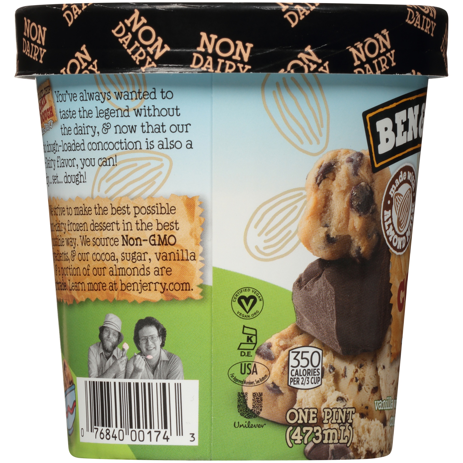 Ben And Jerry S Chocolate Chip Cookie Dough Non Dairy 16 Oz Shipt