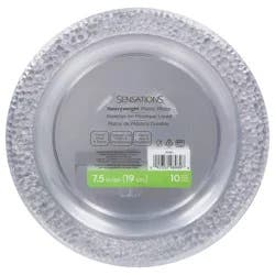 Sensations Heavyweight Plastic Plates 10 Each