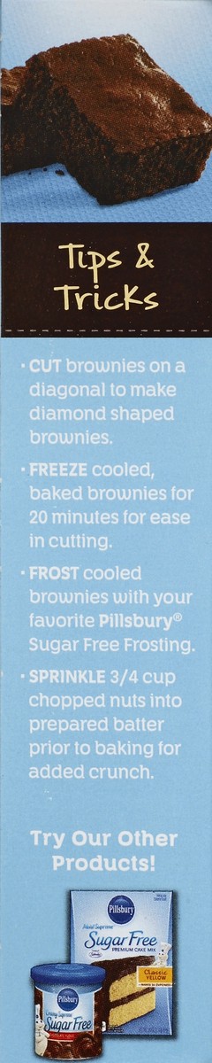 slide 3 of 6, Pillsbury Baking Sugar Free Chocolate Fudge Brownie Mix, 12.35 oz