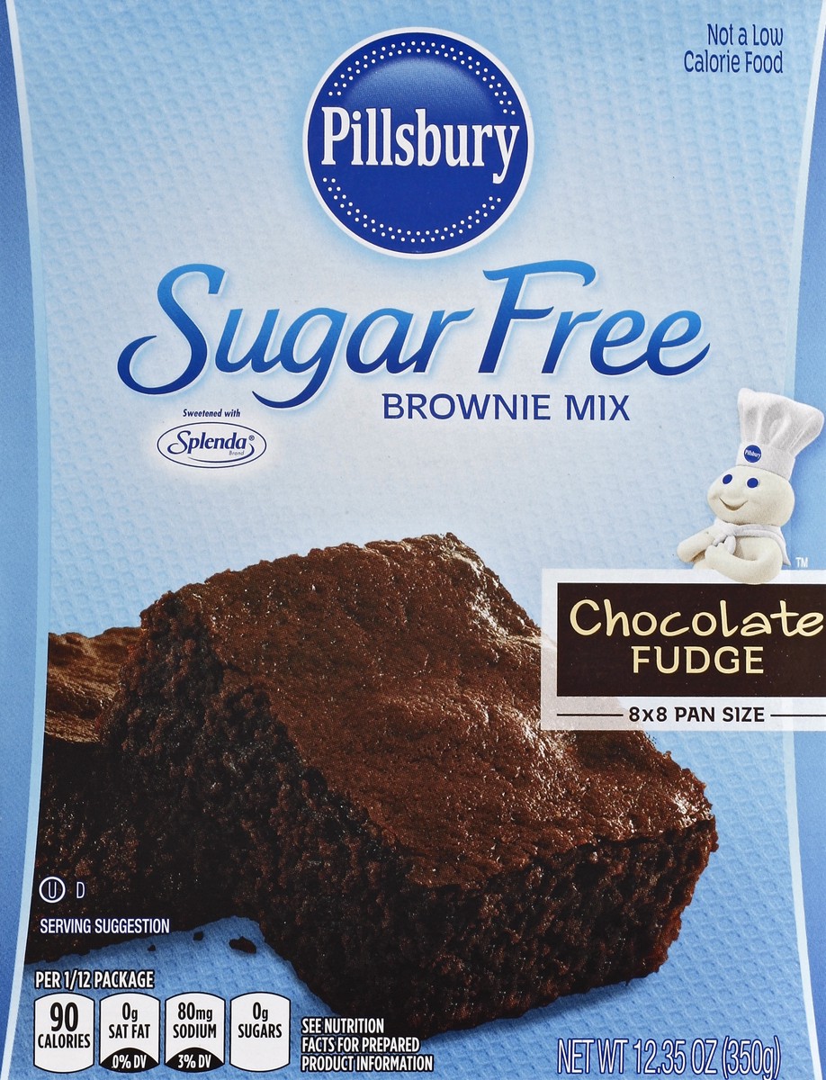 slide 5 of 6, Pillsbury Baking Sugar Free Chocolate Fudge Brownie Mix, 12.35 oz