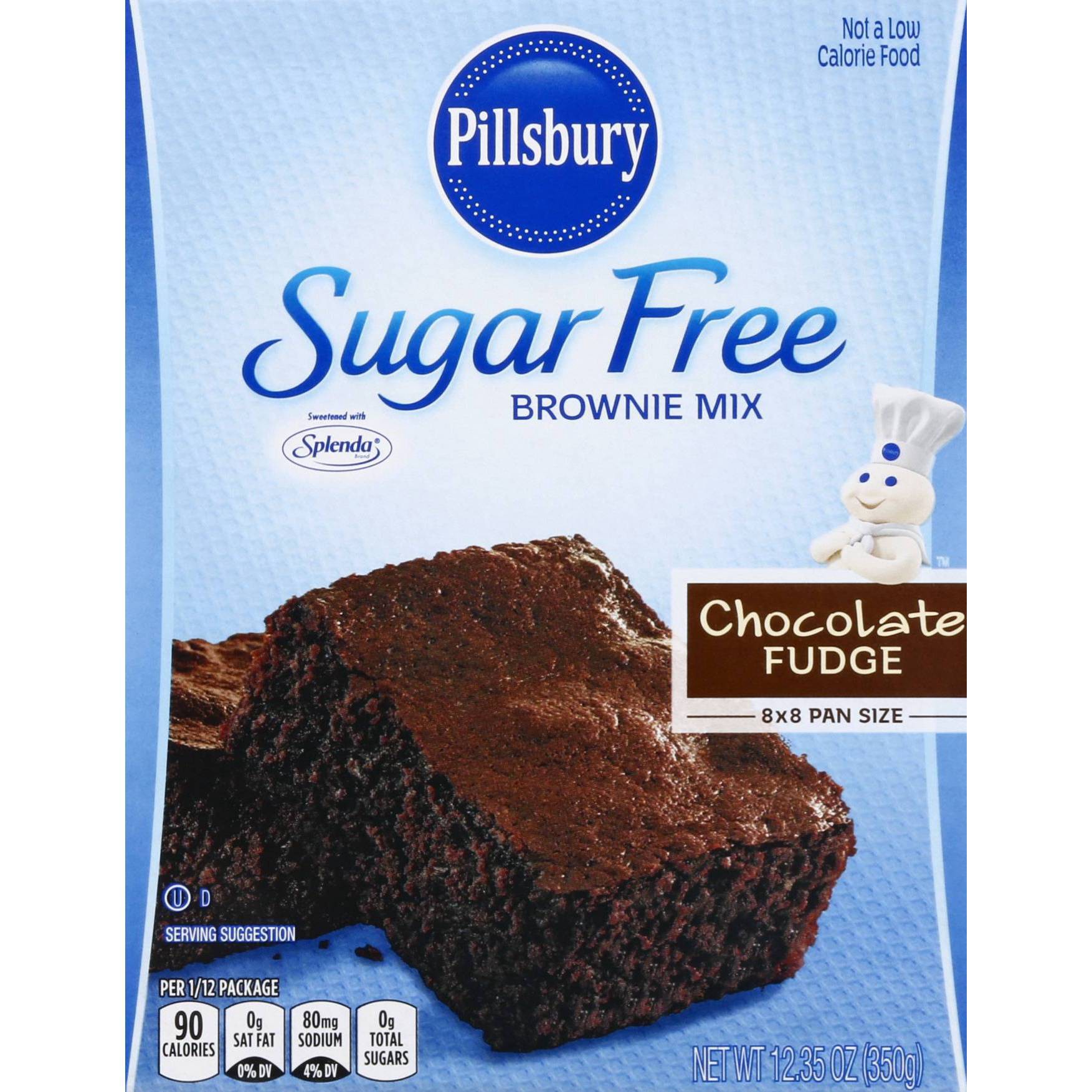 slide 1 of 6, Pillsbury Baking Sugar Free Chocolate Fudge Brownie Mix, 12.35 oz