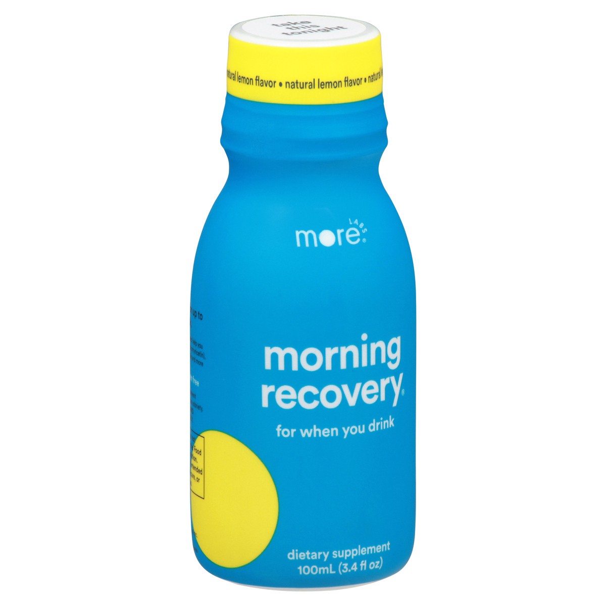 slide 7 of 13, More Labs Morning Recovery Natural Lemon, 3.4 fl oz