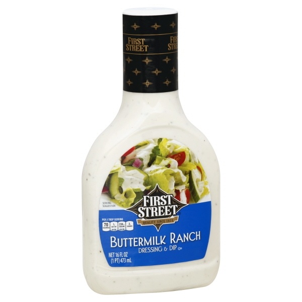 slide 1 of 1, First Street Buttermilk Ranch Dressing, 16 oz