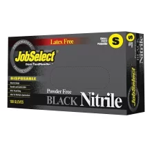 JobSelect Glove Nitrile Sml Pf Blk