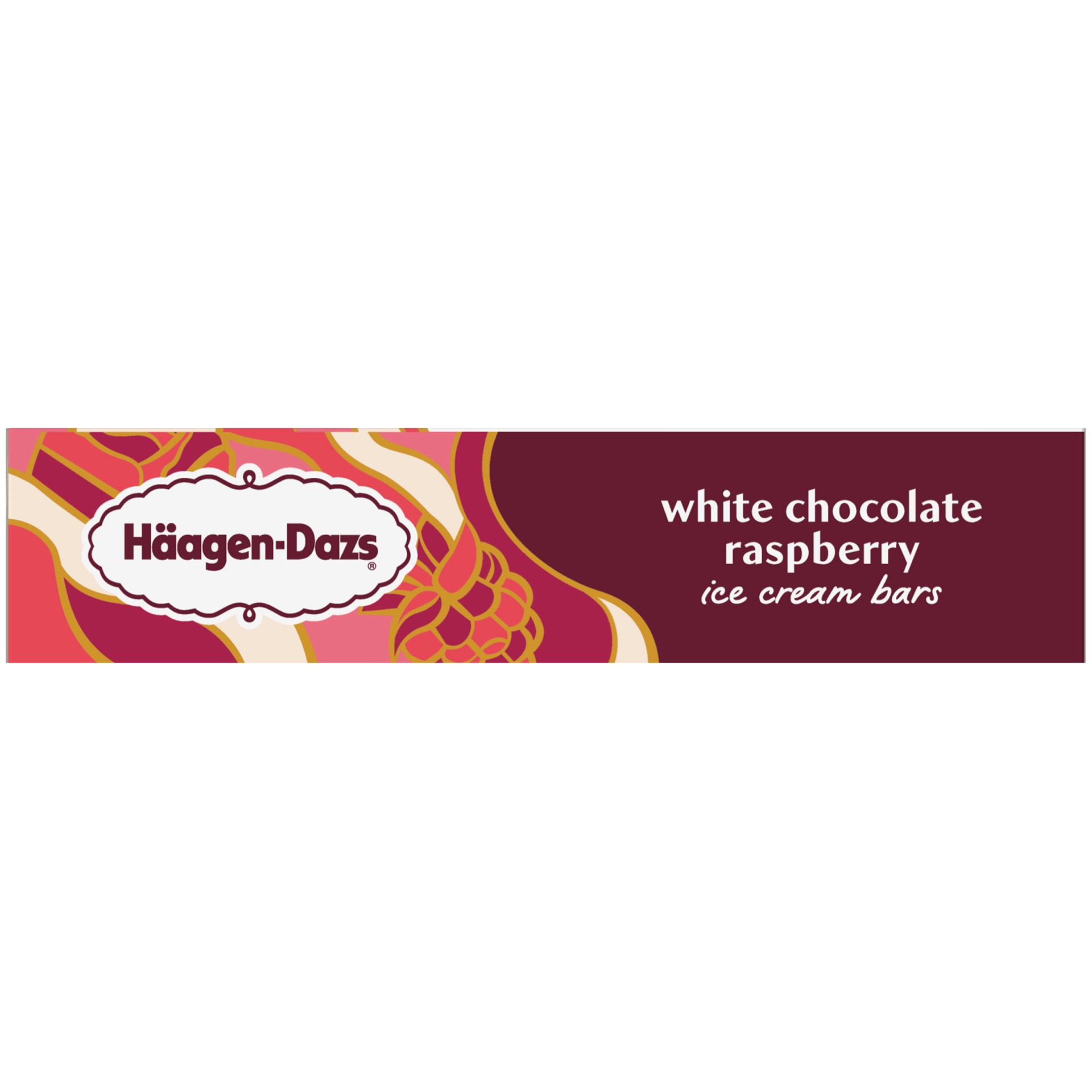 slide 6 of 7, Haagen-Dazs White Chocolate Raspberry Ice Cream Bars, 3 ct