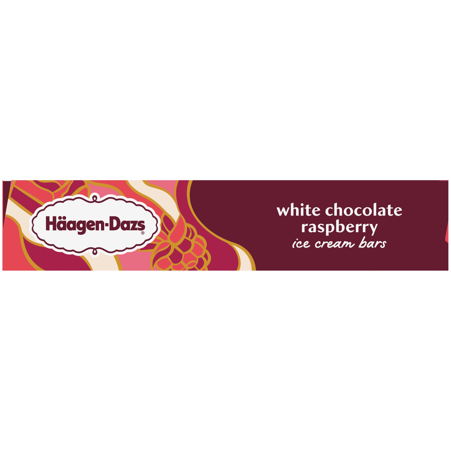 slide 7 of 7, Haagen-Dazs White Chocolate Raspberry Ice Cream Bars, 3 ct
