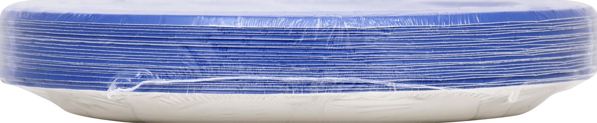 slide 4 of 6, First Street Cobalt 10.25 Plates, 24 ct