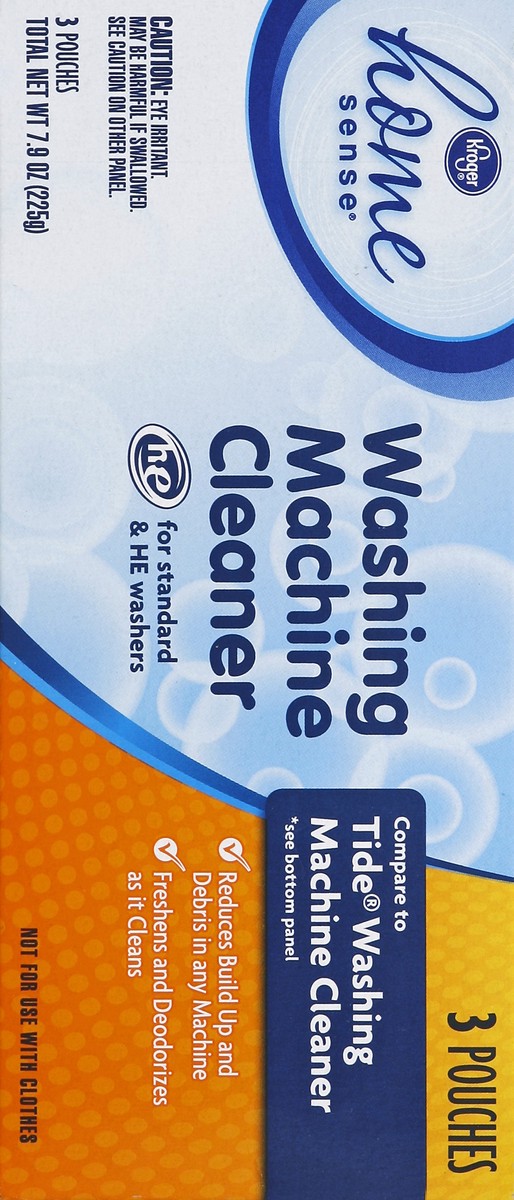 slide 3 of 5, Kroger Standard He Washing Machine Cleaner Pouches, 7.9 oz