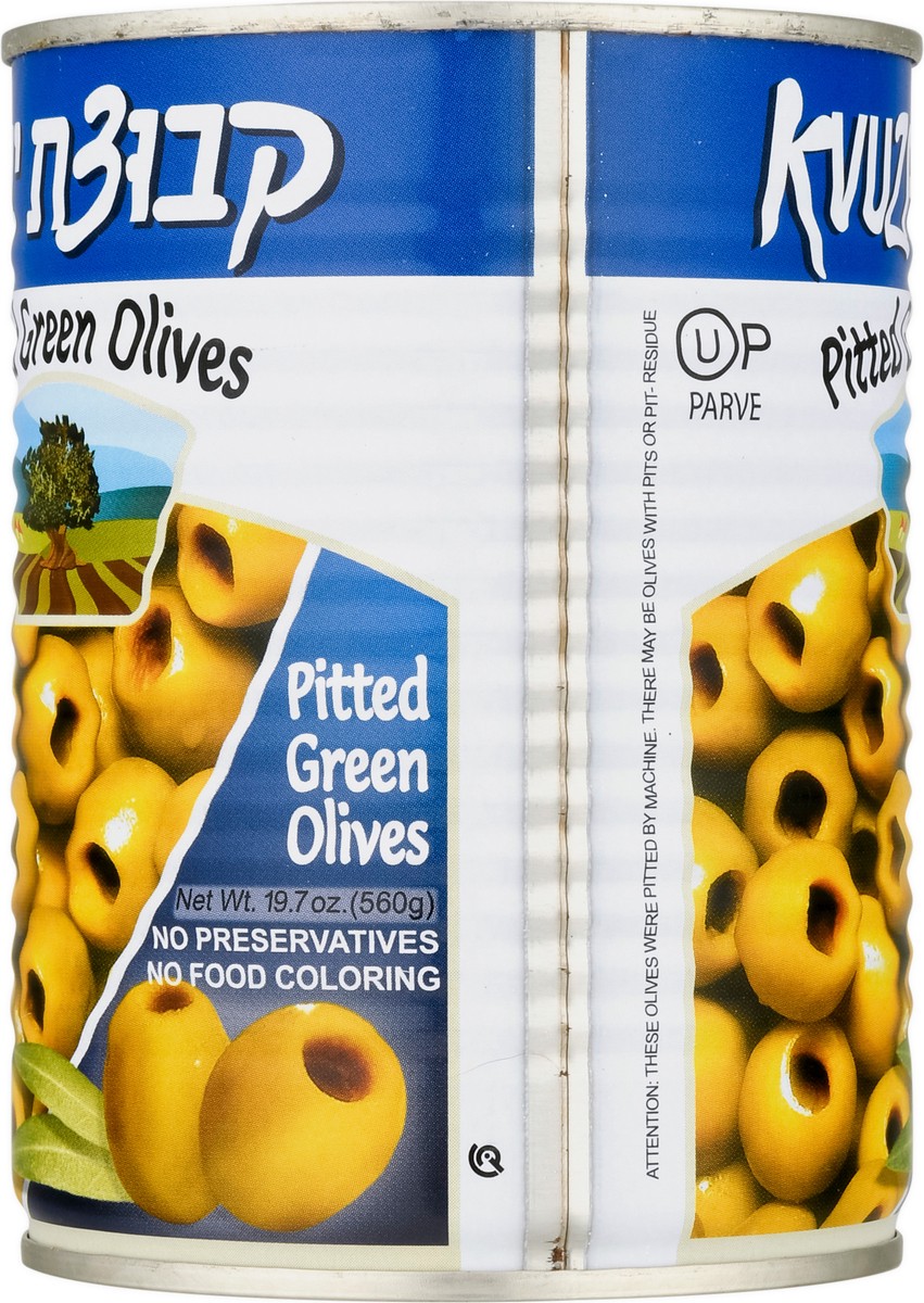 slide 6 of 9, Kvuzat Yavne Pitted Green Olives 19.7 oz, 19.7 oz