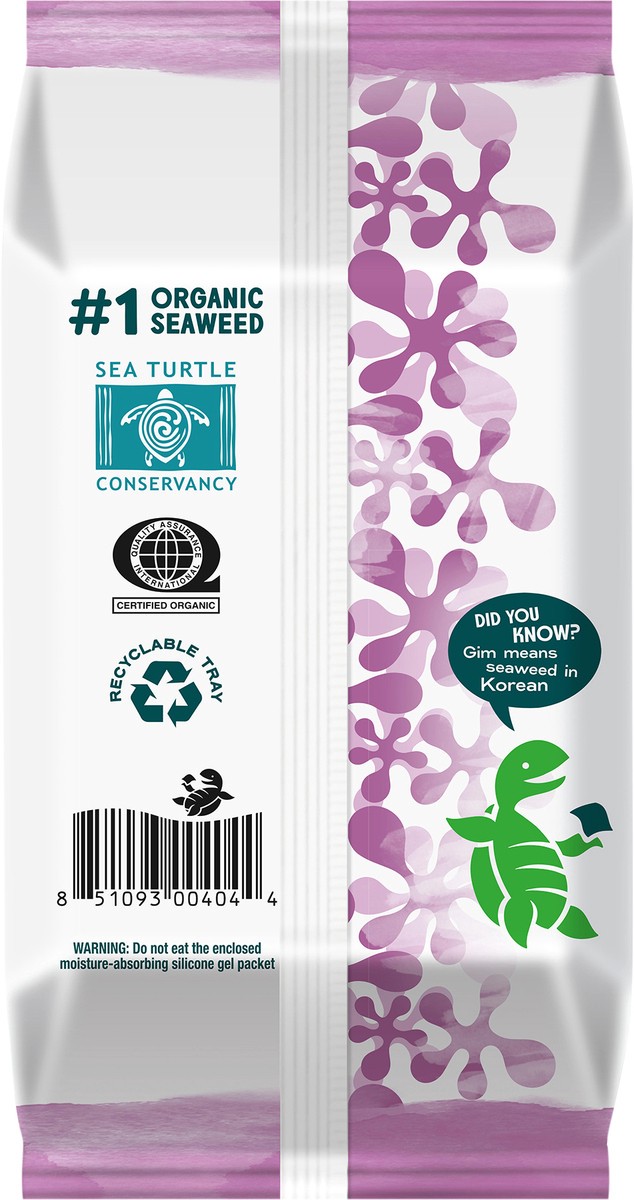 slide 3 of 7, gimMe Organic Premium Roasted Teriyaki Seaweed 0.17 oz, 0.17 oz