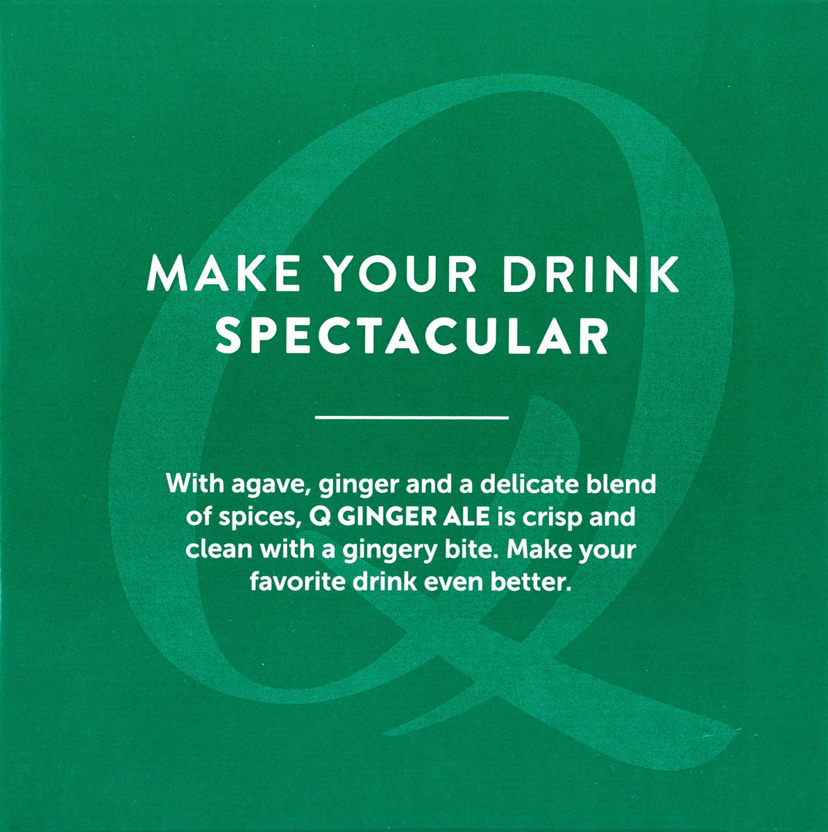 slide 7 of 7, Q Drinks Spectacular Ginger Ale 4 ea, 4 ct