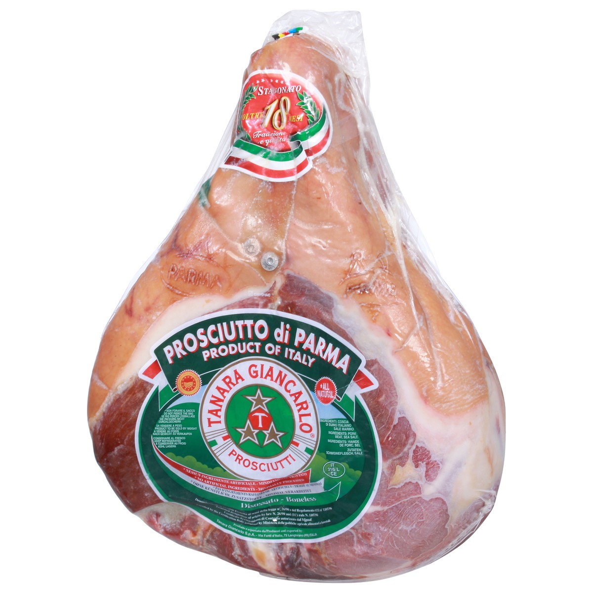 slide 6 of 9, Tanara Giancarlo Boneless Parm Ham 16.40 lb, 16.4 lb