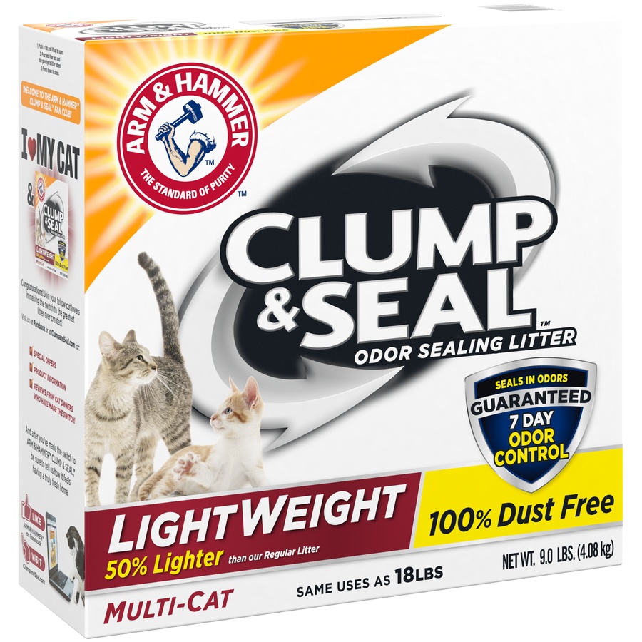 Clump & Seal Lightweight Cat Litter 9 lb Shipt