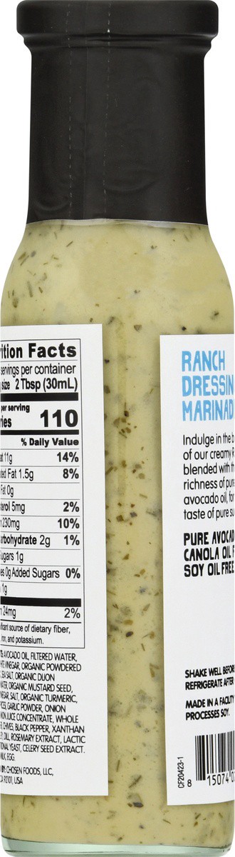 slide 2 of 9, Chosen Foods Ranch Dressing & Marinade - 8 fl oz, 8 fl oz