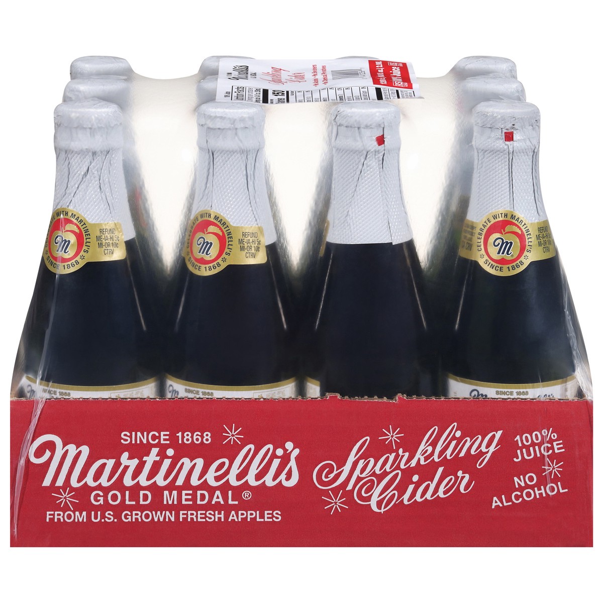 slide 4 of 4, Martinelli's Gold Medal Sparkling Cider - 12 ct; 8.4 fl oz, 12 ct; 8.4 oz