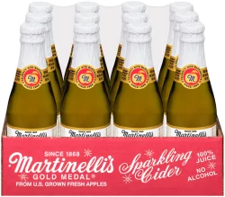 Martinelli's Gold Medal Sparkling Cider - 12 ct; 8.4 fl oz