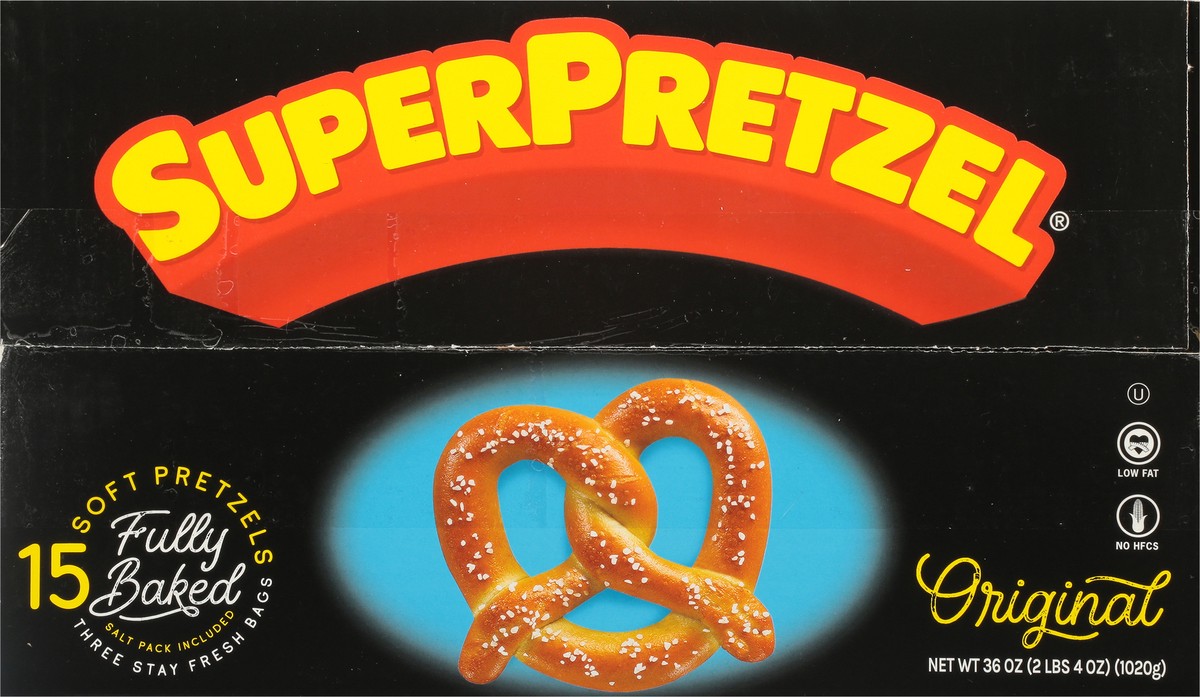 slide 9 of 9, SuperPretzel Original Original Soft Pretzels 15 ea, 15 ct