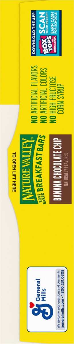 slide 7 of 14, Nature Valley Soft Baked Breakfast Bars, Banana Chocolate Chip, Morning Snacks, 5 Count, 8.85 oz, 5 ct