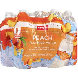 Weis Quality Peach 15 Count Flavored Water