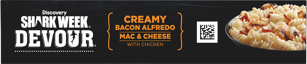slide 4 of 9, DEVOUR Creamy Bacon Alfredo Mac & Cheese with Chicken, 10 oz