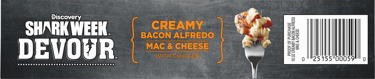 slide 9 of 9, DEVOUR Creamy Bacon Alfredo Mac & Cheese with Chicken, 10 oz