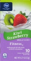 slide 1 of 1, Kroger Fitness Kiwi Strawberry Drink Mix Singles, 10 ct