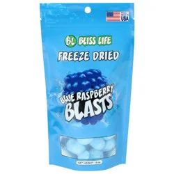 Bliss Life Blue Raspberry Blasts Freeze Dried Candy Bag, 1.5 oz