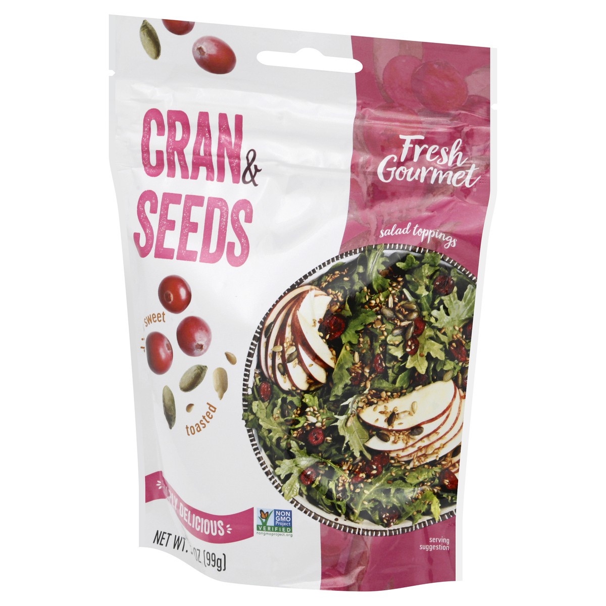 slide 3 of 9, Fresh Gourmet Cran & Seeds 3.5 oz, 3.5 oz