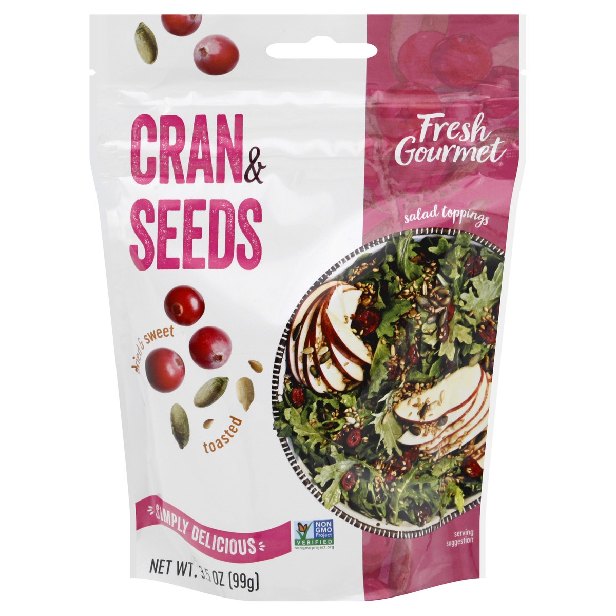 slide 1 of 9, Fresh Gourmet Cran & Seeds 3.5 oz, 3.5 oz