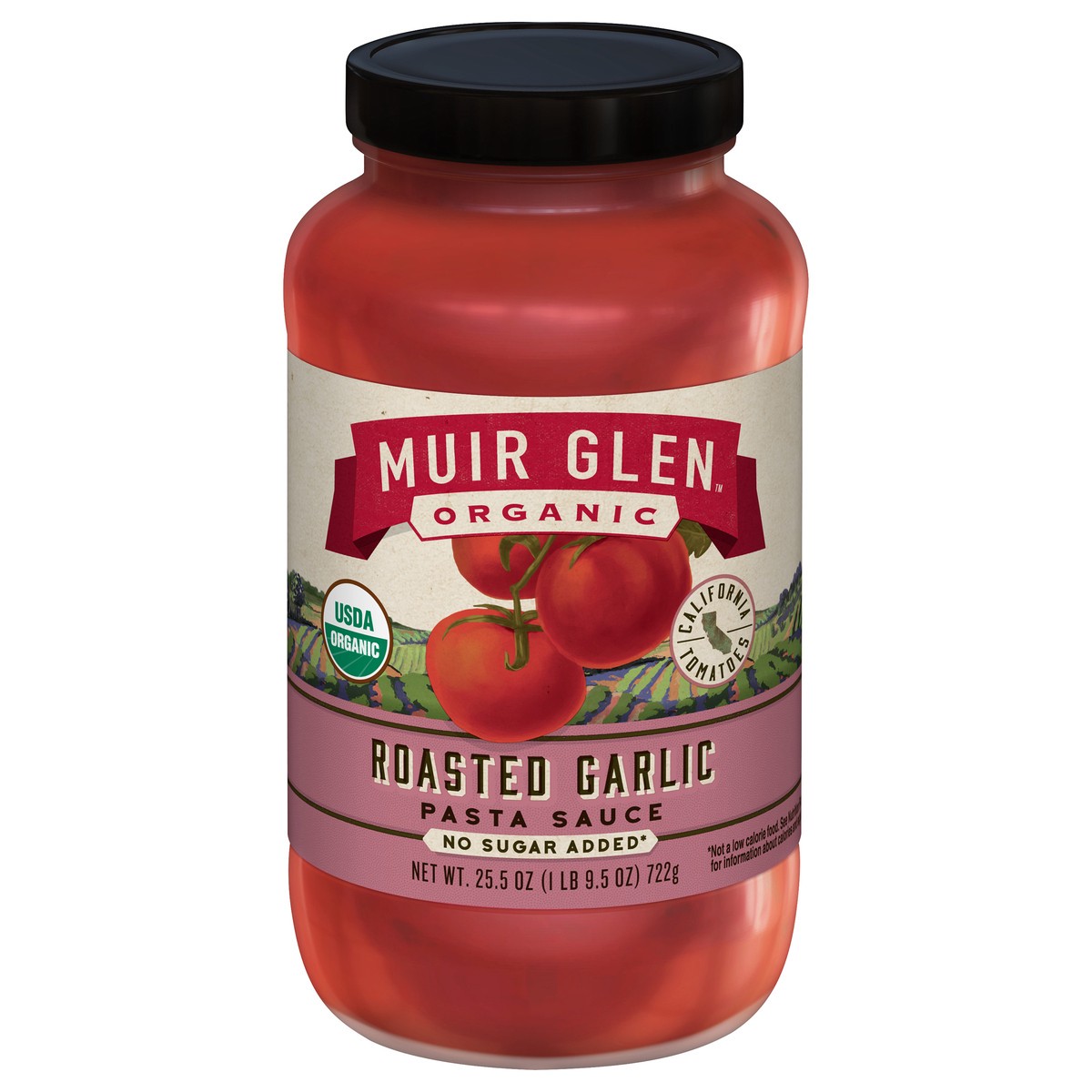 slide 1 of 10, Muir Glen Garlic Roasted Garlic Pasta Sauce, 25.5 oz