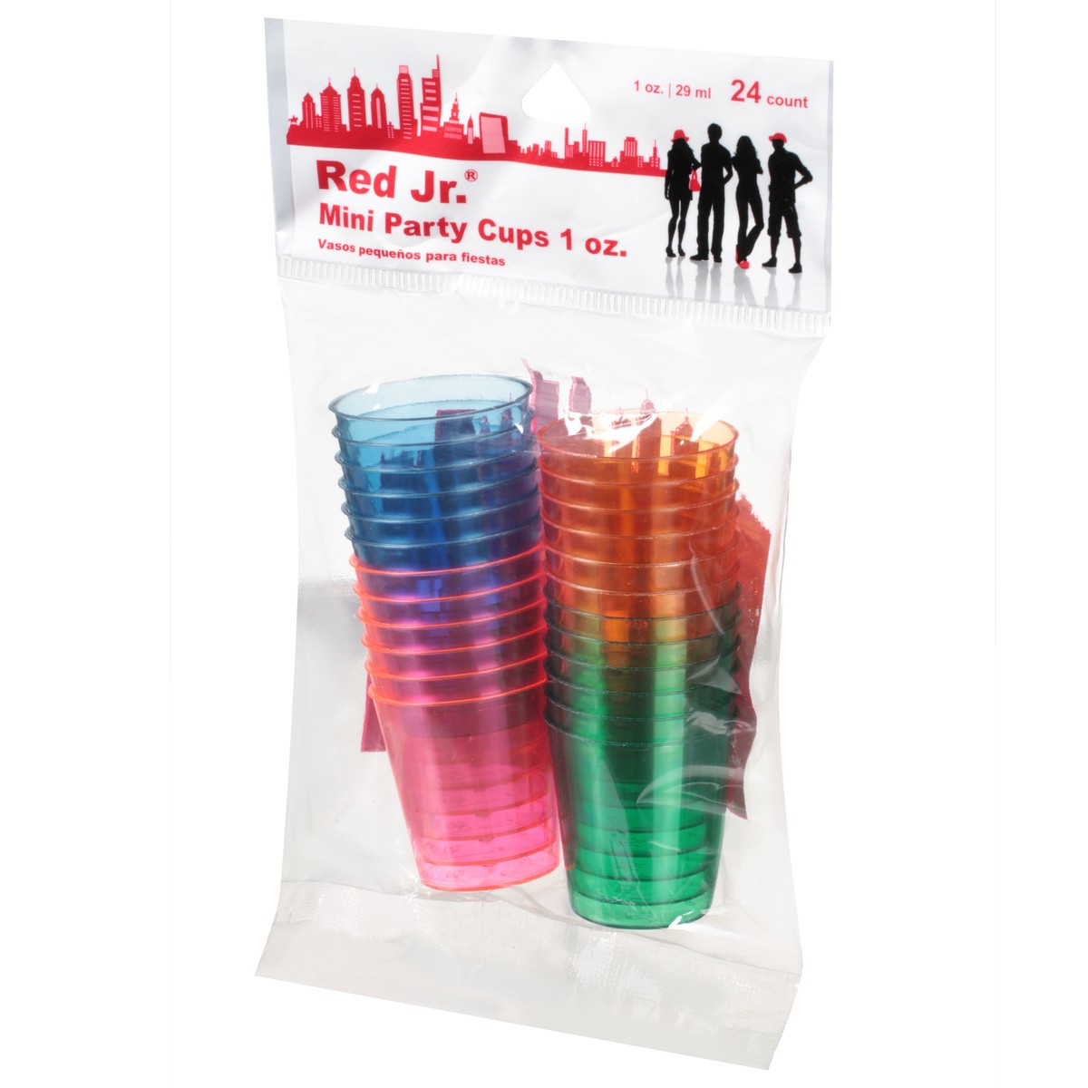 slide 9 of 9, Red Jr 1 Ounce Mini Party Cups 24 ea, 24 ct