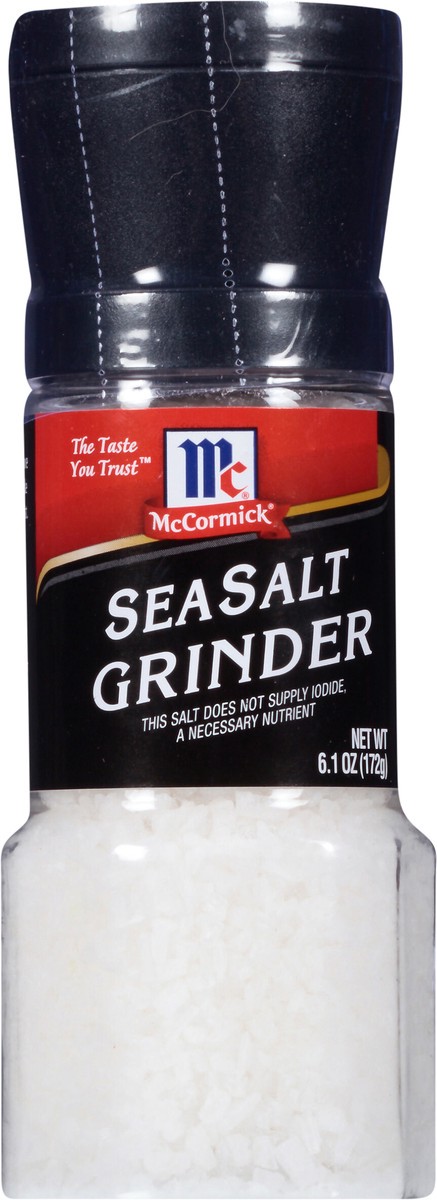 slide 5 of 8, McCormick Sea Salt Grinder, 6.1 oz, 6.1 oz